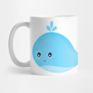 Cute Kawaii Blue Whale Mug